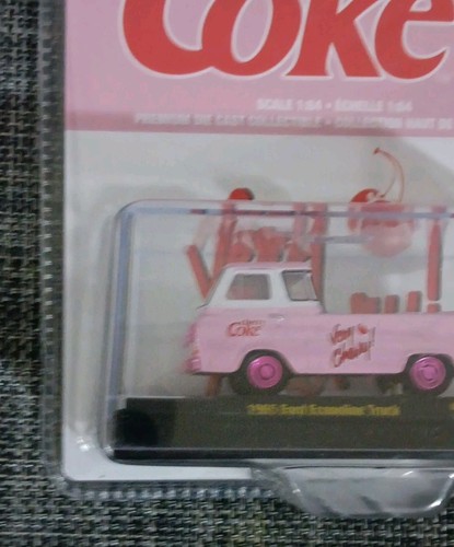 M2 CHASE Cherry Coke 1:64 1965 Ford Econoline Truck Pink 750 Pcs Limited - Picture 5 of 6