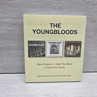 THE YOUNGBLOODS - Rock Festival / Ride the Wind / Good and Dusty BGO 3 In 1 New