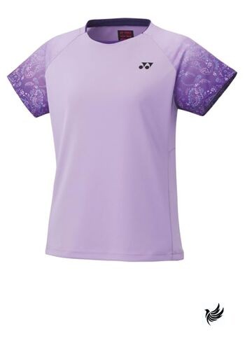 YONEX VERSICOOL Tシャツ JP L 紫/白 Yonex Game Shirt Women's Game Shirt 20816 Light Purple 165 sizeM