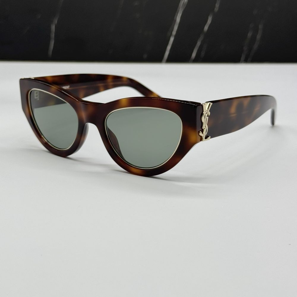 NUOVI OCCHIALI DA SOLE SL M94 RIM 001 SAINT LAURENT DONNA HAVANA ROTONDI SLM94 SUNGLASSES