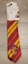 Harry Potter Gryffindor Neck Tie Red Gold Crest Coat of Arms Uniform Cosplay NWT
