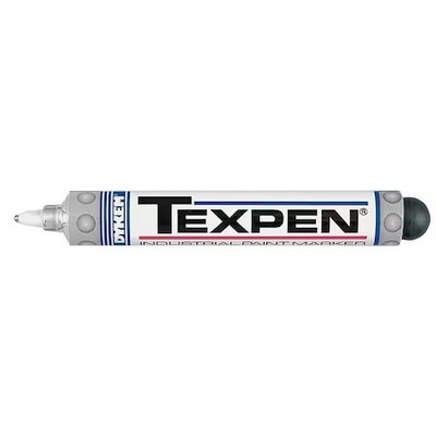 Dykem 16080 Industrial Marker, Fine Tip, White Color Family, Paint
