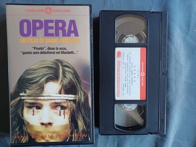 OPERA aka TERROR AT THE OPERA / ITALIAN PAL VHS / CECCHI GORI LABEL / ARGENTO