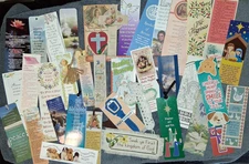 *Choose 3* 70+ Vintage Bookmark Religious Christmas Cat Dog Flowers Friendship