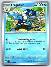Frogadier 021/086 Common Chaos Rising NM Pokemon TCG