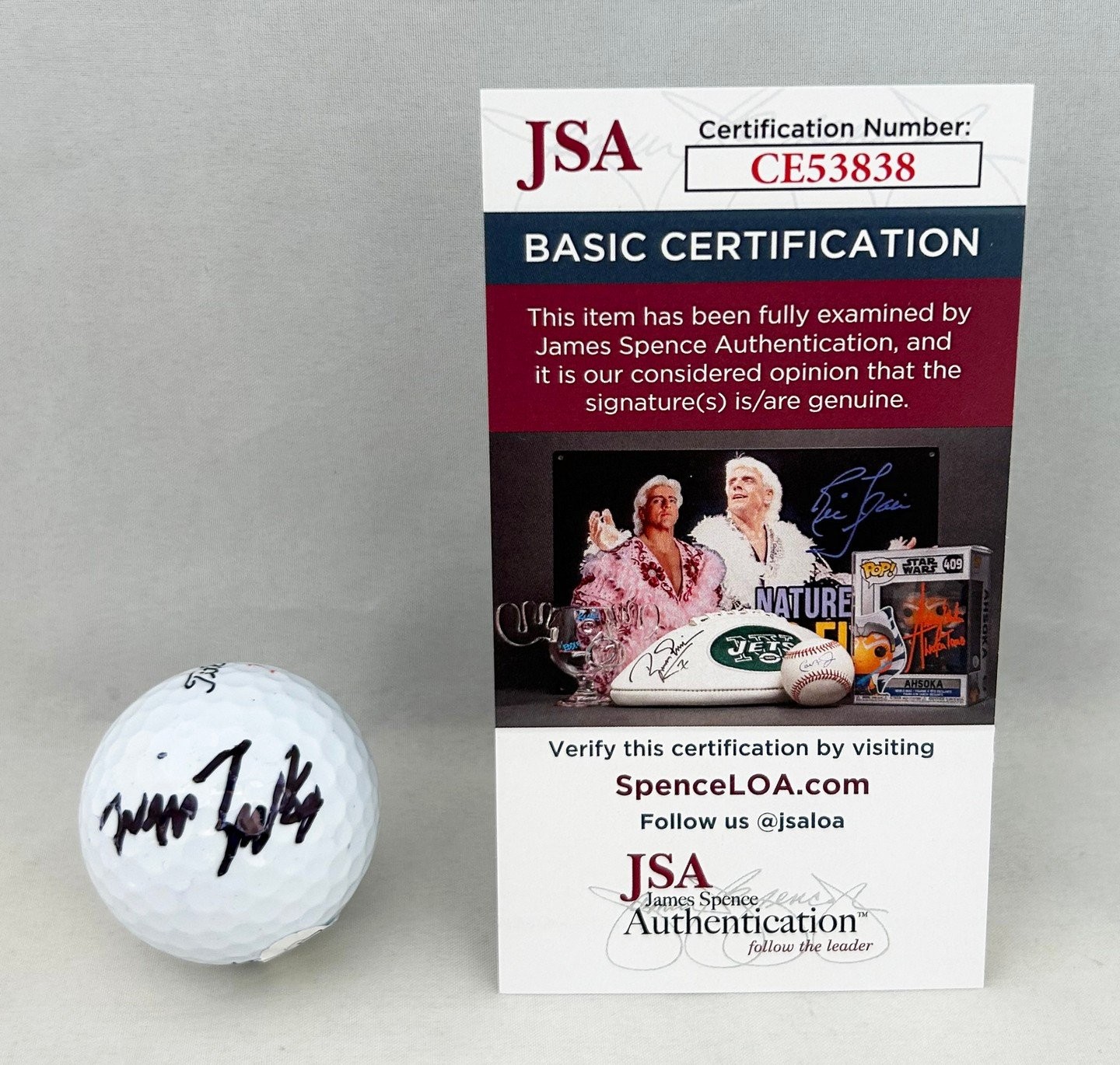 Will Zalatoris Signed Golf Ball JSA COA 