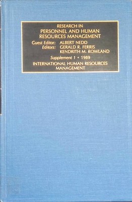 Research in Personnel and Human Resources Management, SUPPLEMENT 1. Internationa