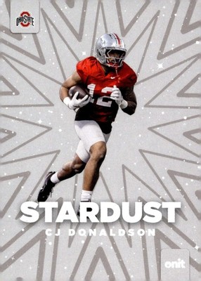 2025 ONIT Athlete Gravity Ohio State Buckeyes #SD-3 CJ Donaldson Jr. Stardust