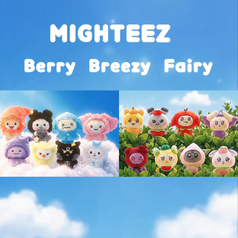 Online Pre-Order ATEEZ MIGHTEEZ Berry Breezy Fairy PLUSH KEYRING w
