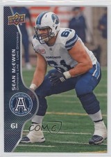 2017 Upper Deck CFL Sean McEwen #30 00ah