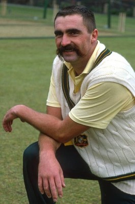 1989 Lords Cricket Ground Australian tourists net practice Merv Hu- Old Photo
