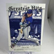 2026 Topps Series 1 - 2025 Greatest Hits Jac Caglianone #GH-25 (RC)