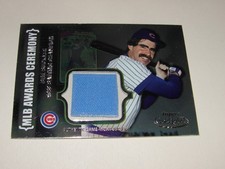BILL BUCKNER 2002 Topps Gold Label MLB Awards Titanium Game-Used Jersey #BB Cubs