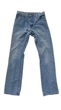 Levi s 517 Boot Cut Jeans 28x32 Distressed Light Wash Denim Grunge Mexico