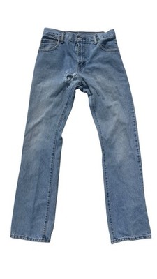 Levi s 517 Boot Cut Jeans 28x32 Distressed Light Wash Denim Grunge Mexico