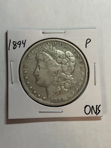 1894 P Morgan Silver Dollar $1 VF Very Fine Key Date Philadelphia Mint
