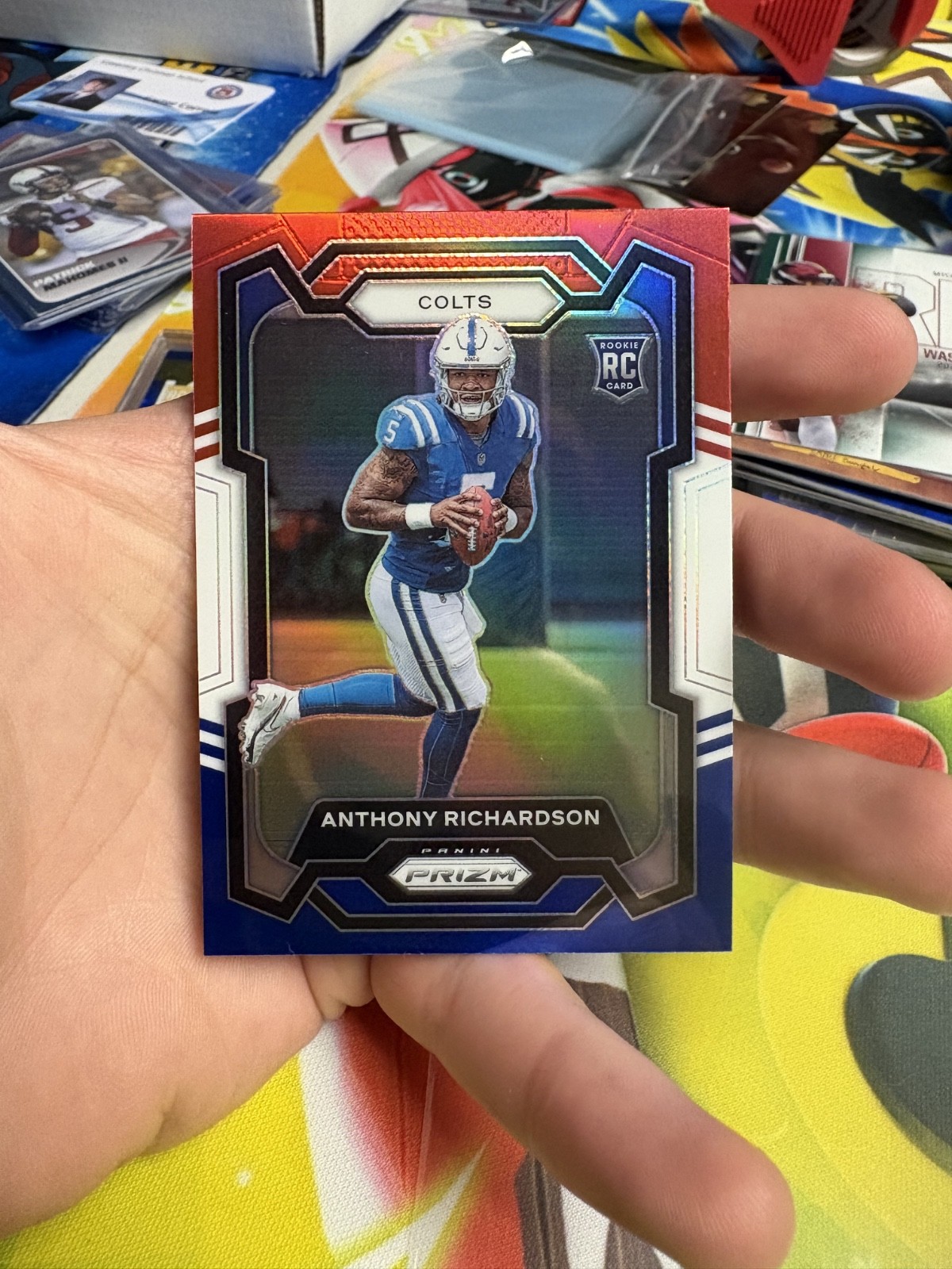 2023 Prizm Anthony Richardson #343 Rookie Red White Blue 