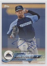 2018 Topps Pro Debut Auto Justus Sheffield #16 Auto s3g