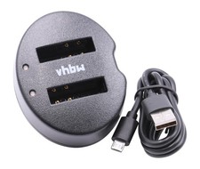 Chargeur Micro-USB double pour Nikon Coolpix P330 B600 AW120s P300 AW130 P310
