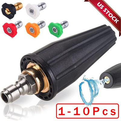 #ad 4.0GPM High Pressure Washer Rotating Turbo Nozzle Spray Tip 4000PSI 1 4quot; Quick $68.26