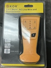 NEW! Stud Finder - 3 in 1 Metal, AC Live Wire & Stud Detector. Never Opened.