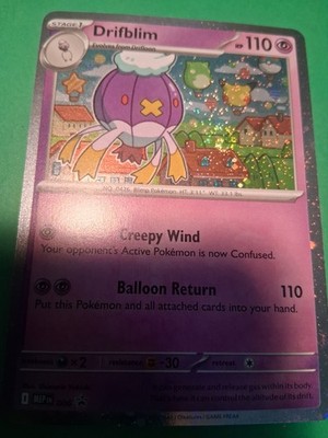 Drifblim Pokemon TCG M.E. Cosmos Holo  Double Swirl Black Star Promo 006