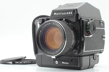 [N MINT w/ Grip] Mamiya M645 1000S AE Sekor C 80mm f/1.9 Lens Motor Drive JAPAN