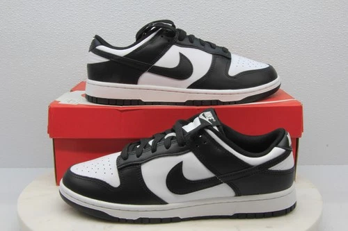 Nike Dunk Low Retro Panda Black White Sneaker DD1391-100 Men's Size 9.5