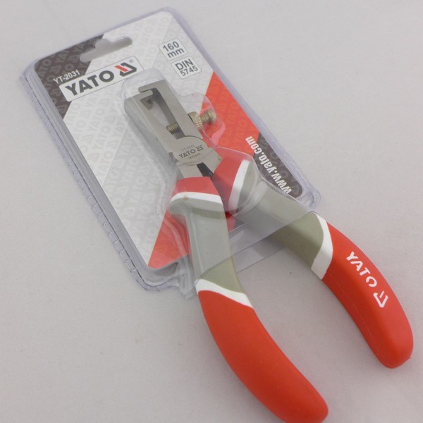 Yato Abmantler Abisolierer Abisolierzange Kabelmesser Elektrikerzange YT-2031-image