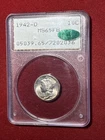 1942 d mercury dime Pcgs Ms65FB CAC Old Rattler Holder
