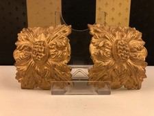 2x Bronze Applikation Louis XVI Seize Patina für Restauration Möbel guter Zustan