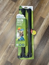 Munchkin Brica Sun Safety Car Window Shade with Heat Alert, 2 Pack, Black