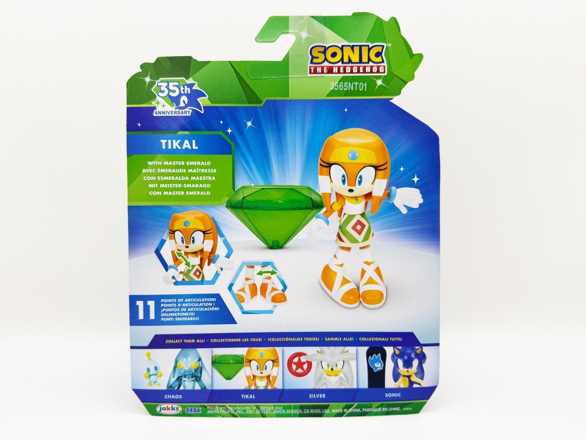 Jakks Pacific TIKAL Master Emerald 35th Anniversary Sonic The