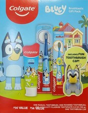Colgate Bluey Brushtastic Gift Pack Toothbrush and Toothpaste With Brush Cap