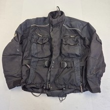 HEIN GERICKE Motorcycle Jacket 34S Black Mens Full Zip Armoured