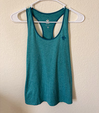 rabbit Womens Teal Racerback Tank Scoop Neck ...