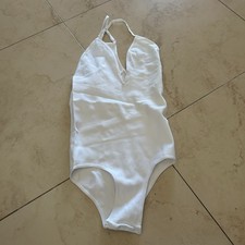 Intimately Free People White Nylon Bodysuit Size Xs/s