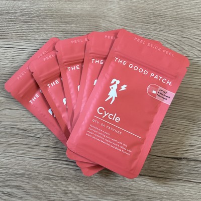 5PACK The Good Patch CYCLE Plant Patches RELIEF Menthol Black Cohosh (20 patches