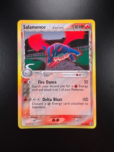 2005 Pokemon Salamence EX Delta Species 14/113 Holo