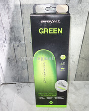 SUPERFEET Size A Green All Purpose High Arch Max Support Insoles Juniors 13.5-2
