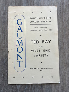 gaumont theatre southampton 1953 ted ray and west end variety