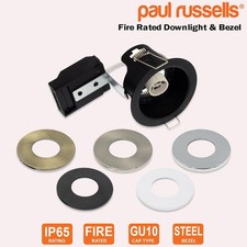  GU10 Fire Rated Downlight Fittings With Bezel IP65 Ceiling Spot Lights