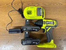 RYOBI ONE+ 18V Cordless Impact Drill/Driver Kit w/2 Batteries & Charger