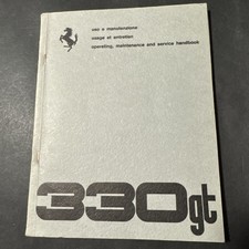 Ferrari 330 Gt Series Iii Instructions Manual Manual Pouch Book 1965 4th Ed