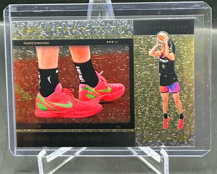 2026 Panini NSCC VIP - 2025 Caitlin Clark Chronicled GOLD SHOE GAME 21/50 #77