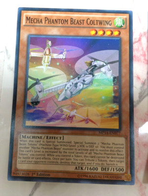 Yugioh - Mecha Phantom Beast Coltwing MP14-EN077 1st Edition C - NM/M
