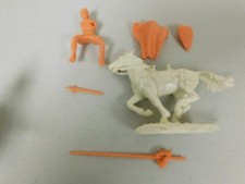 Elastolin 70mm Unpainted Mounted Norman long cape Cat 8868