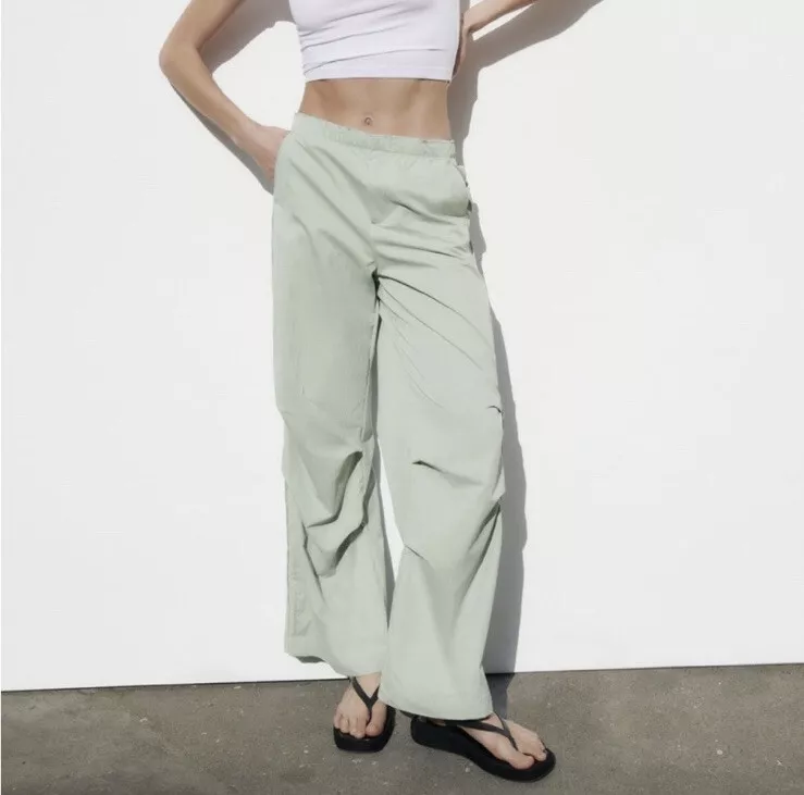 Women´s Green Trousers | Explore our New Arrivals | ZARA