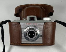 Kodak Pony 828 35mm Film Viewfinder Camera Anaston 51mm f4.5 Lens Case Unteste