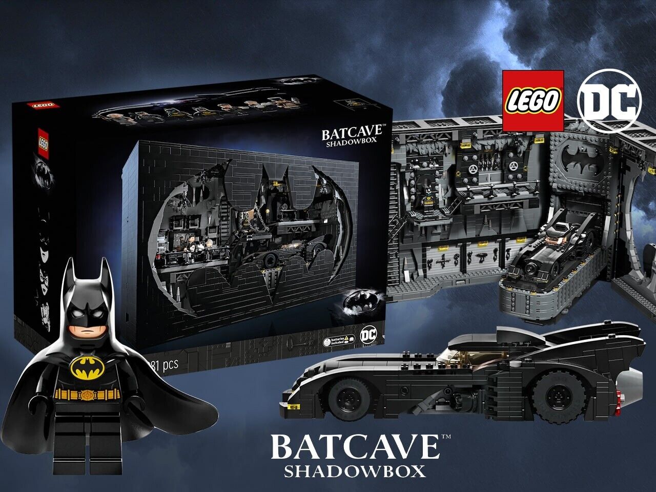 We Build The LEGO Batcave, A Shadow Box Stuffed With Details